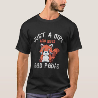 Dier Panda Beer Bamboe Rode Panda T-shirt