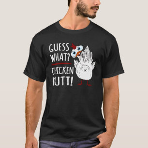 Dier Raad Wat Kip Kont Schattige Kippen Buffs T-shirt