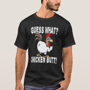 Dier Raad Wat Kippenkont Schattige Kippen Buffs T-shirt