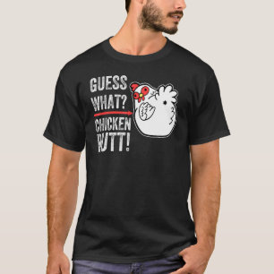 Dier Raad Wat Kippenkont Schattige Kippen Buffs T-shirt