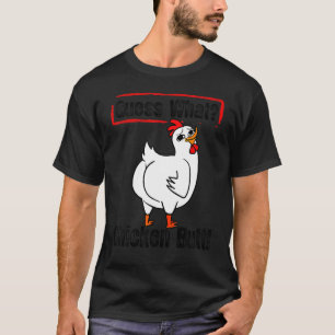 Dier Raad Wat Kippenkont Schattige Kippen Buffs T-shirt