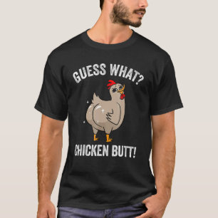 Dier Raad Wat Kippenkont Schattige Kippen Buffs T-shirt