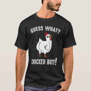 Dier Raad Wat Kippenkont Schattige Kippen Buffs T-shirt