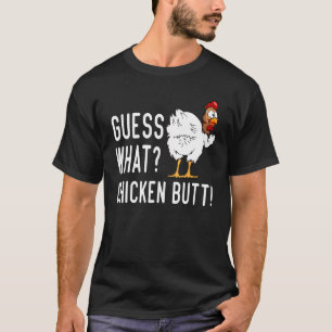 Dier Raad Wat Kippenkont Schattige Kippen Buffs T-shirt