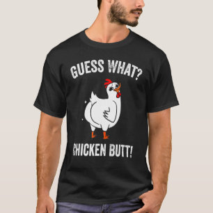 Dier Raad Wat Kippenkont Schattige Kippen Buffs T-shirt