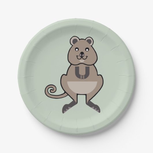 Dier - Schattige - happy QUOKKA - Papier Bord (Voorkant)