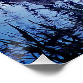 Dier Slaperige Eenden Vijver Perfect Poster (Hoek)