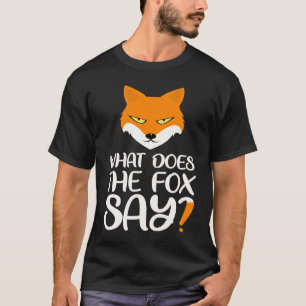Dier Wat zegt de Fox over Foxes Meme T-shirt