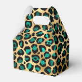 Dierafdrukken, leopard Print Cadeaupatroon, luipaa Bedankdoosjes (Voorkant Zijde)