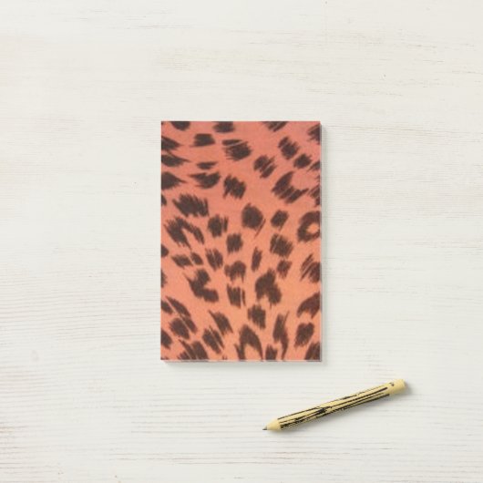 DIERAFDRUKKEN PINKEN POST-IT® NOTES (Op bureau)