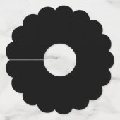 DIERAFDRUKKEN PINKEN WIJNGLASLABEL (Achterkant)