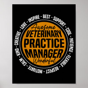 Dierartspraktijkmanager Grappige Diertech Week  Poster