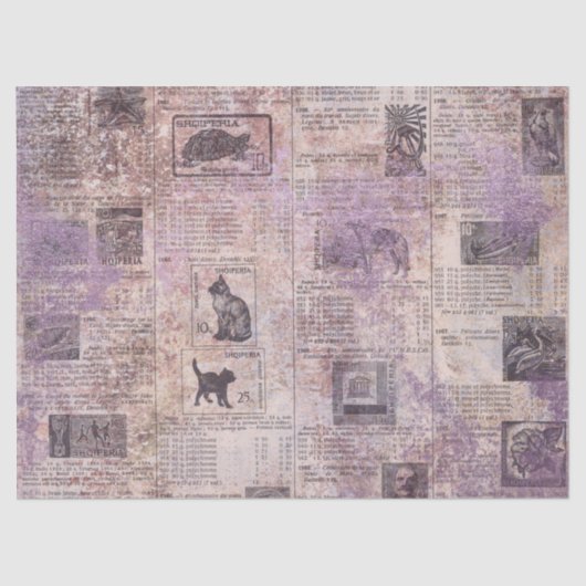  diercatalogus met lavender-ontkoppeling tissuepapier (Voorkant)