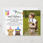 Dieren 2e verjaardag kaart (Voorkant)