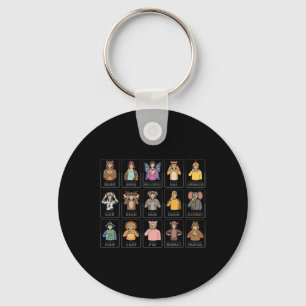 Dieren ASL Handgebaar Dieren Doof Gehoorverlies Sleutelhanger