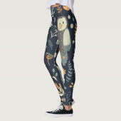  Dieren Bloemen Naadloze Textuur Leggings (Links)