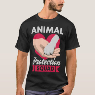 Dieren boven mensen Reddingsconserv Dierenactivist T-shirt