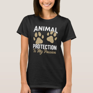 Dieren boven mensen Reddingsconserv Dierenactivist T-shirt