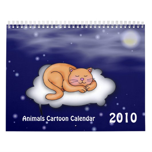 Dieren Cartoon 2010 Agenda Kalender (Hoes)