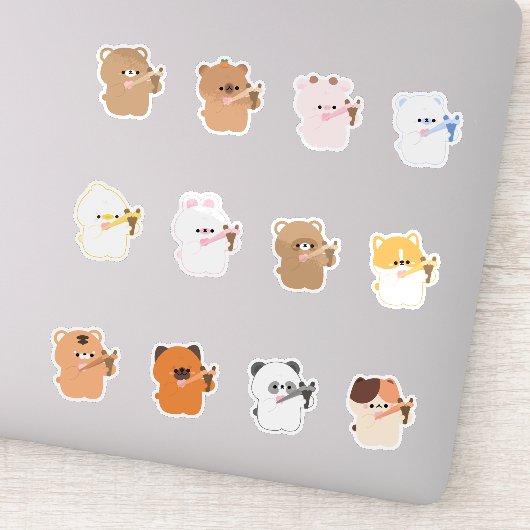 Dieren Cupido Sticker (Detail)