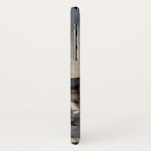  dieren, cute Tabby Cat snd Butterfly Case-Mate iPhone Case (Achterkant/links)