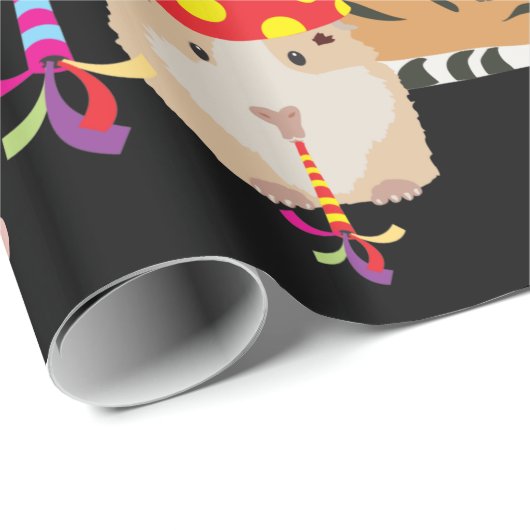 Dieren die partij zijn - Schuddieren met een parti Cadeaupapier (Rol Hoek)