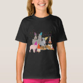 Dieren die partij zijn - Schuddieren met een parti T-shirt (Voorkant)