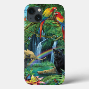Dieren die samenleven werpen kussen iPhone 13 hoesje