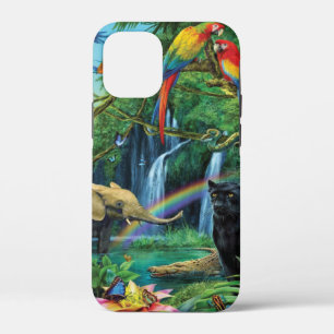 Dieren die samenleven werpen kussen iPhone 12 mini hoesje