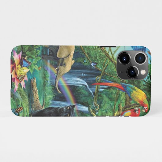 Dieren die samenleven werpen kussen iPhone hoesje (Achterkant horizontaal)