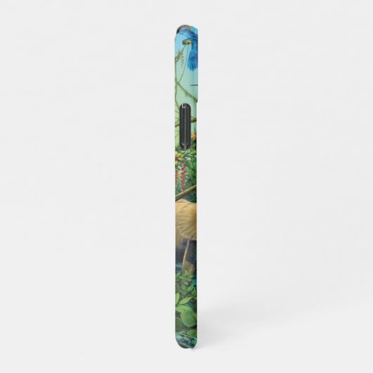 Dieren die samenleven werpen kussen iPhone hoesje (Rechterkant)