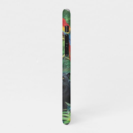 Dieren die samenleven werpen kussen iPhone hoesje (Linkerkant)