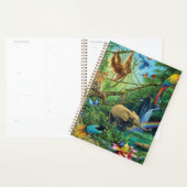 Dieren die samenleven werpen kussen planner (Display)