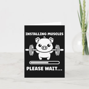 Dieren die spieren installeren Fitness Bodybuildin Kaart