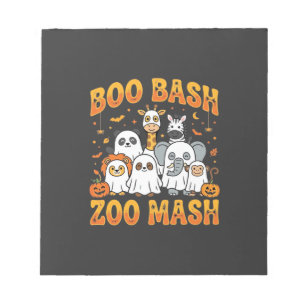 Dieren Dierenpark Halloween Boo Bash Zoo Mash_1 Notitieblok