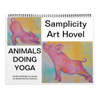 Dieren Doing Yoga Kalender