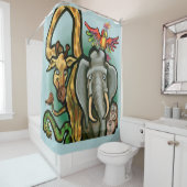 Dieren Douchegordijn (In situ)