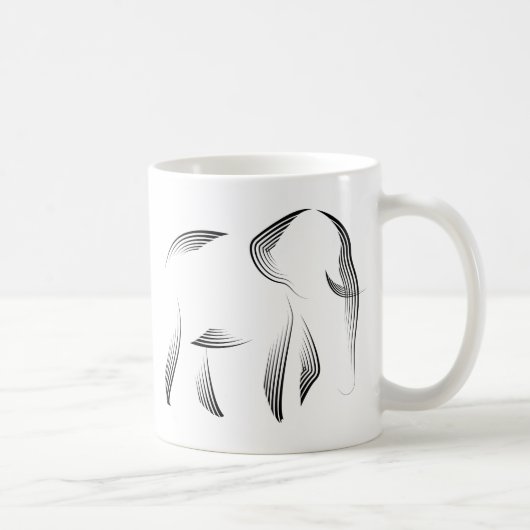 Dieren - Elephant Koffiemok (Rechts)