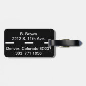 Dieren en Auto's Bagagelabel (Achterkant horizontaal)