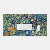 Dieren en bloemen, bos, William Morris Bureaumat (Keyboard & Muis)