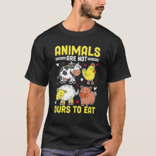 Dieren eten niet t-shirt