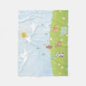 DIEREN FLEECE DEKEN (Voorkant)