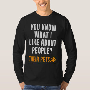 Dieren Gezegde I houden van dieren T-shirt