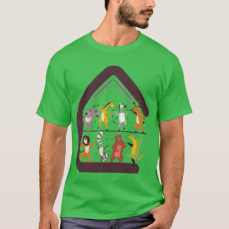 dieren grappig feest Dans familie T-shirt
