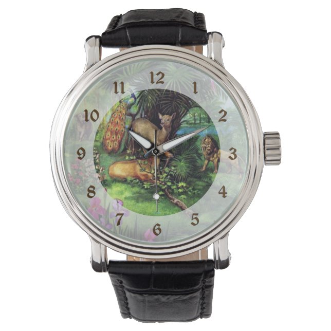  dieren horloge (Voorkant)