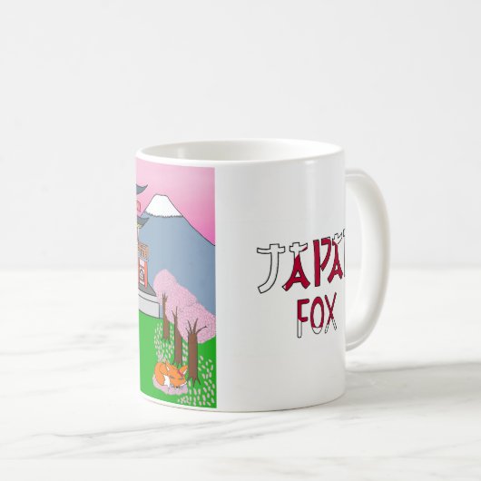 Dieren in de wereld, Japan: Fox Koffiemok (Voorkant rechts)