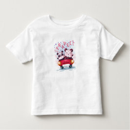 Dieren in een auto nr. 6 kinder shirts
