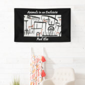 Dieren in een Enclosure door Paul Klee Spandoek (Insitu)