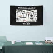 Dieren in een Enclosure door Paul Klee Spandoek (Beurs)