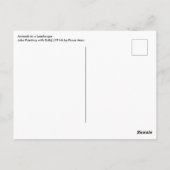 Dieren in een landschap van Franz Marc Briefkaart (Achterkant)